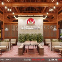 Thiết kế cửa hàng trà sữa Royal Tea - Từ Sơn - Bắc Ninh